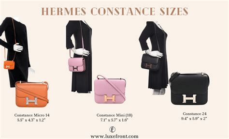 hermes constance bag sizes